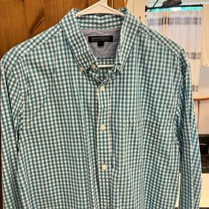 Mens Banana Republic Slim Fit Button Up